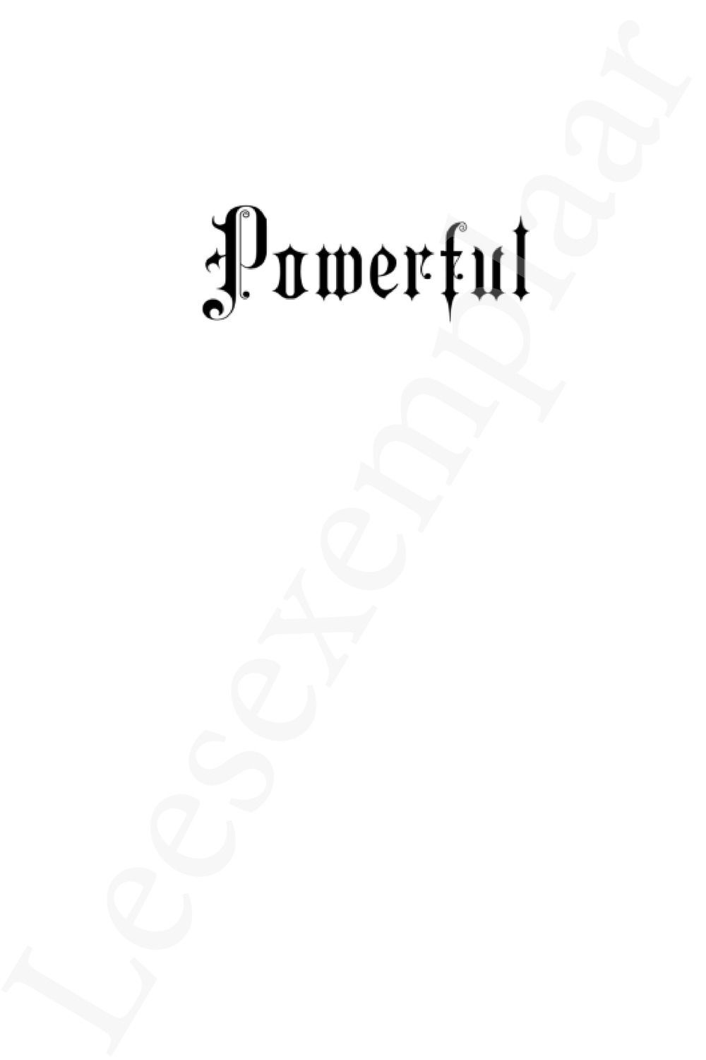 Preview: Powerful