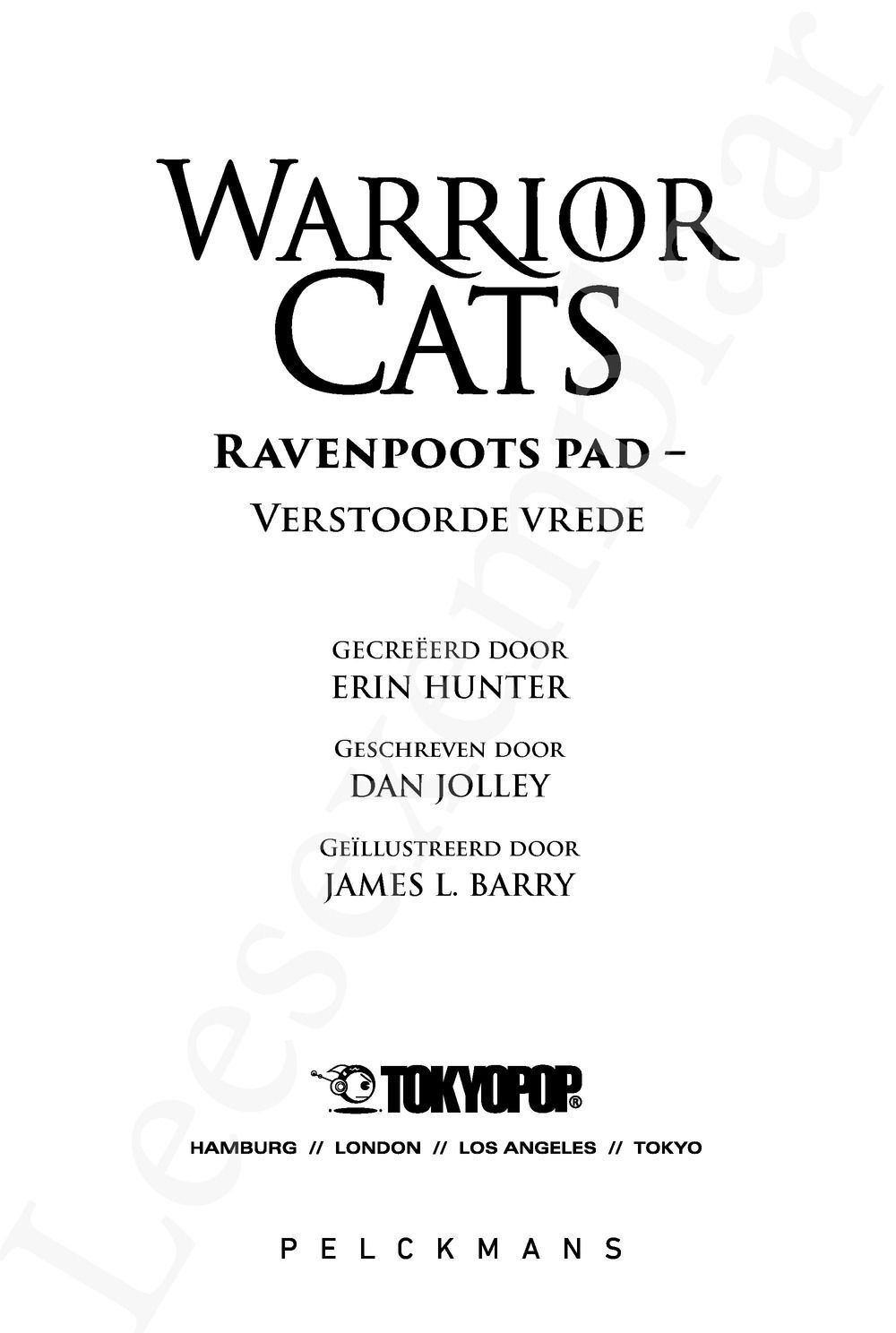 Preview: Warrior Cats - Manga: Ravenpoots pad - Verstoorde vrede