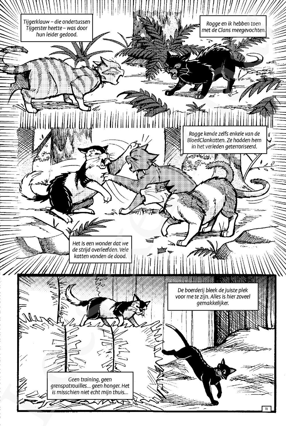 Preview: Warrior Cats - Manga: Ravenpoots pad - Verstoorde vrede