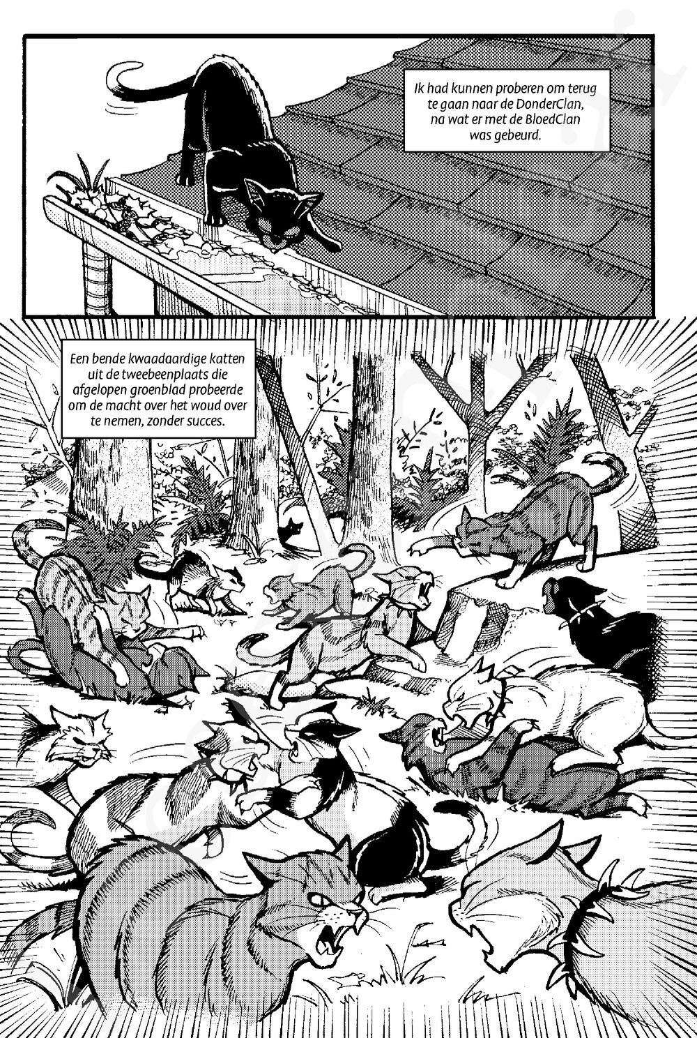 Preview: Warrior Cats - Manga: Ravenpoots pad - Verstoorde vrede