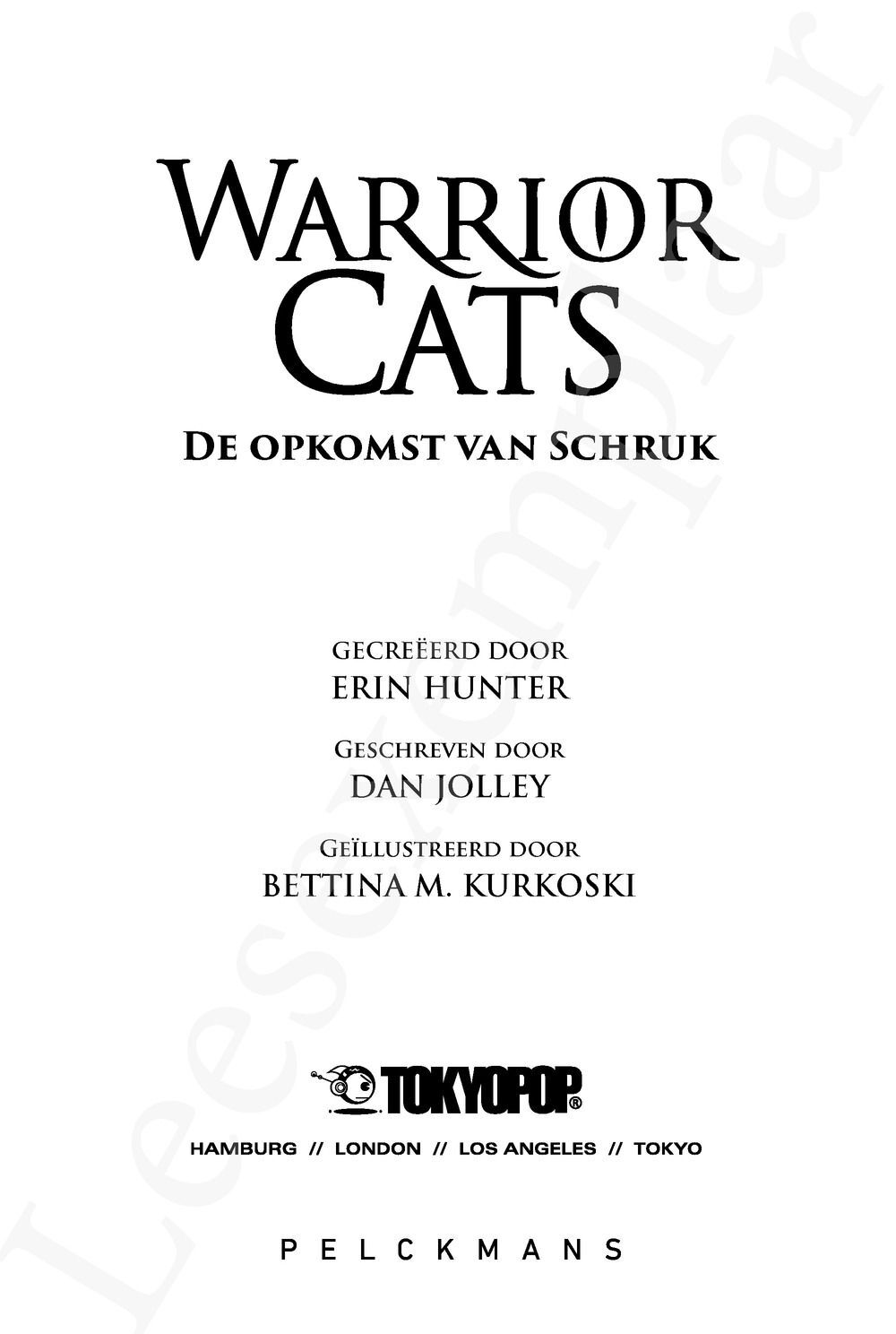 Preview: Warrior Cats - Manga: De opkomst van Schruk