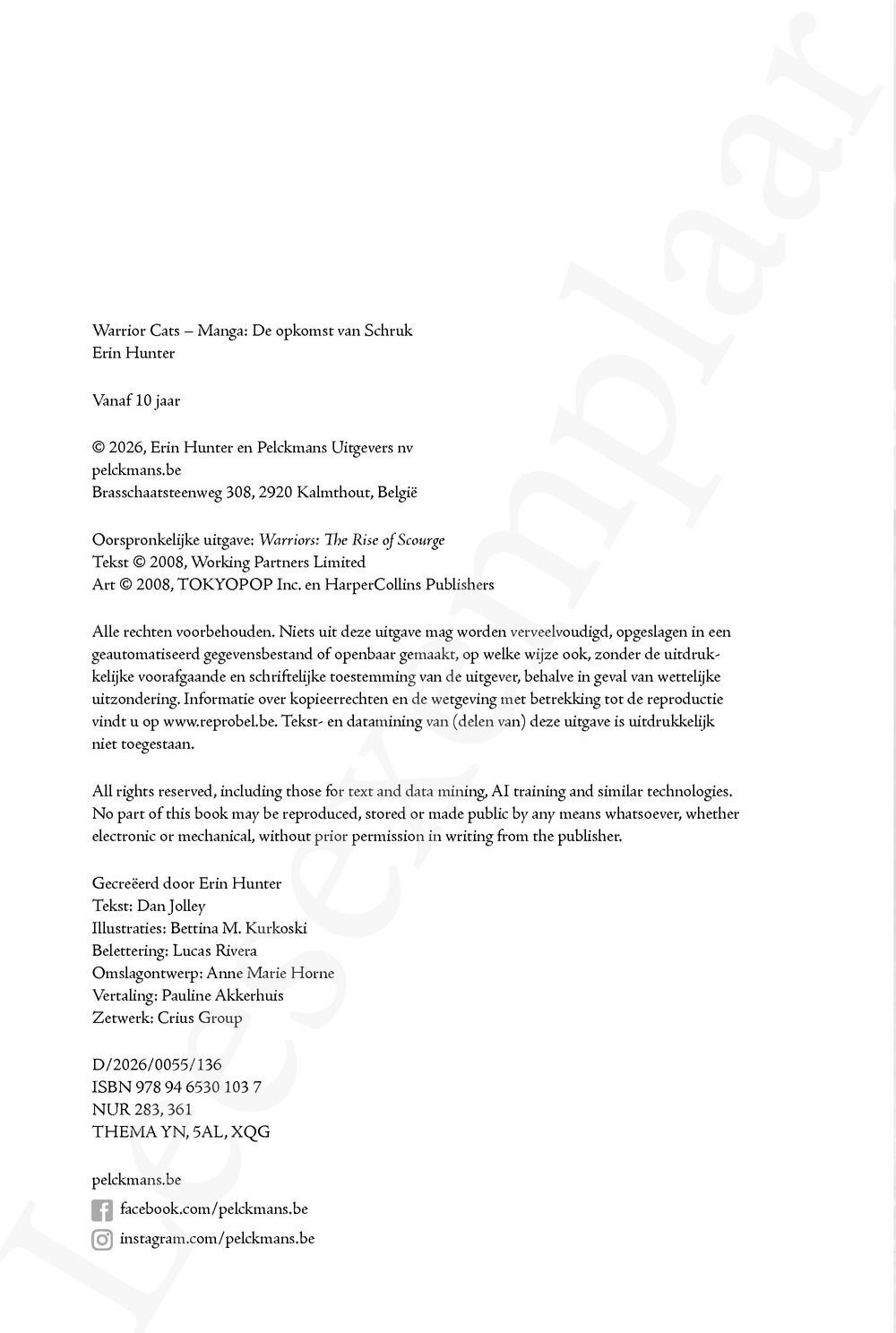 Preview: Warrior Cats - Manga: De opkomst van Schruk