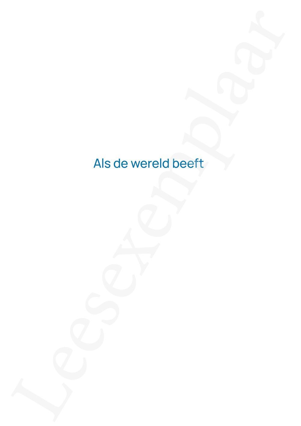 Preview: Als de wereld beeft