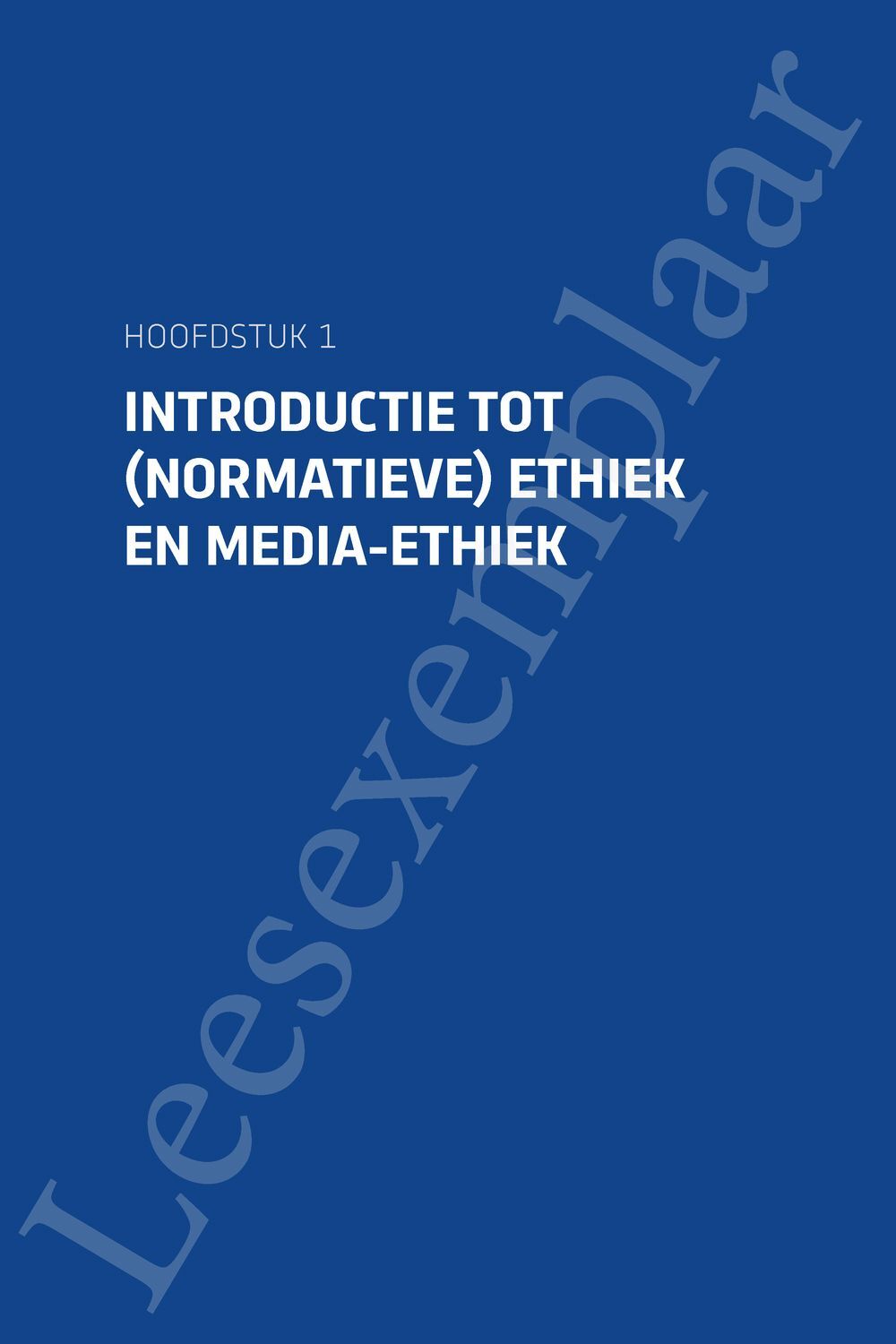 Preview: Handboek media-ethiek