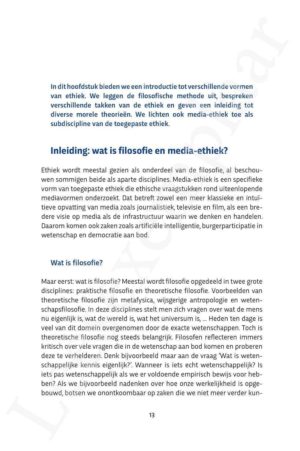 Preview: Handboek media-ethiek