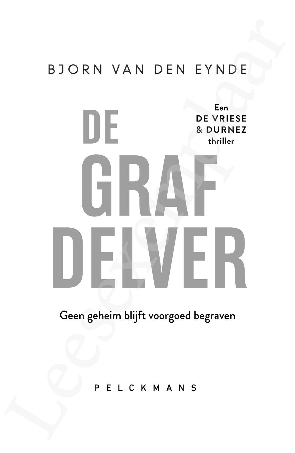 Preview: De grafdelver
