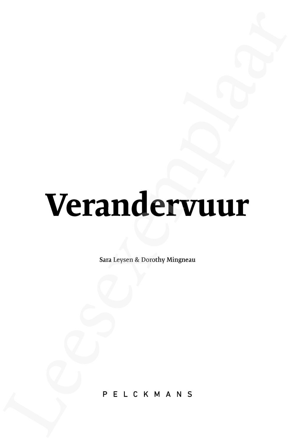 Preview: Verandervuur