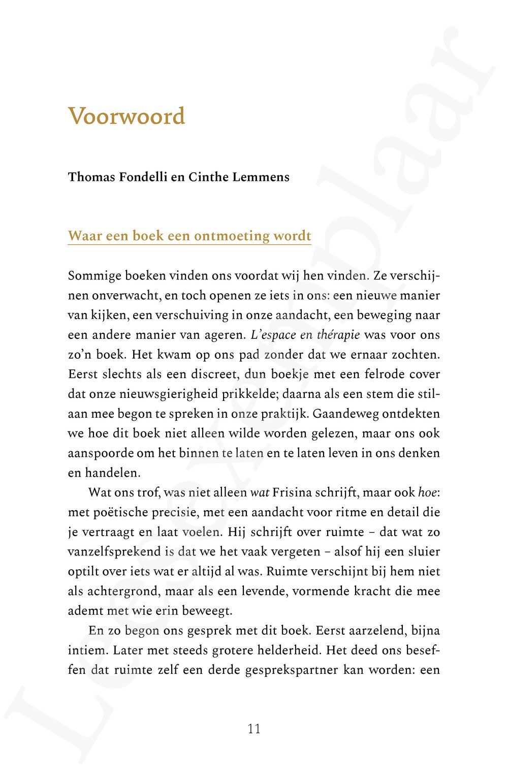 Preview: Ruimte in therapie