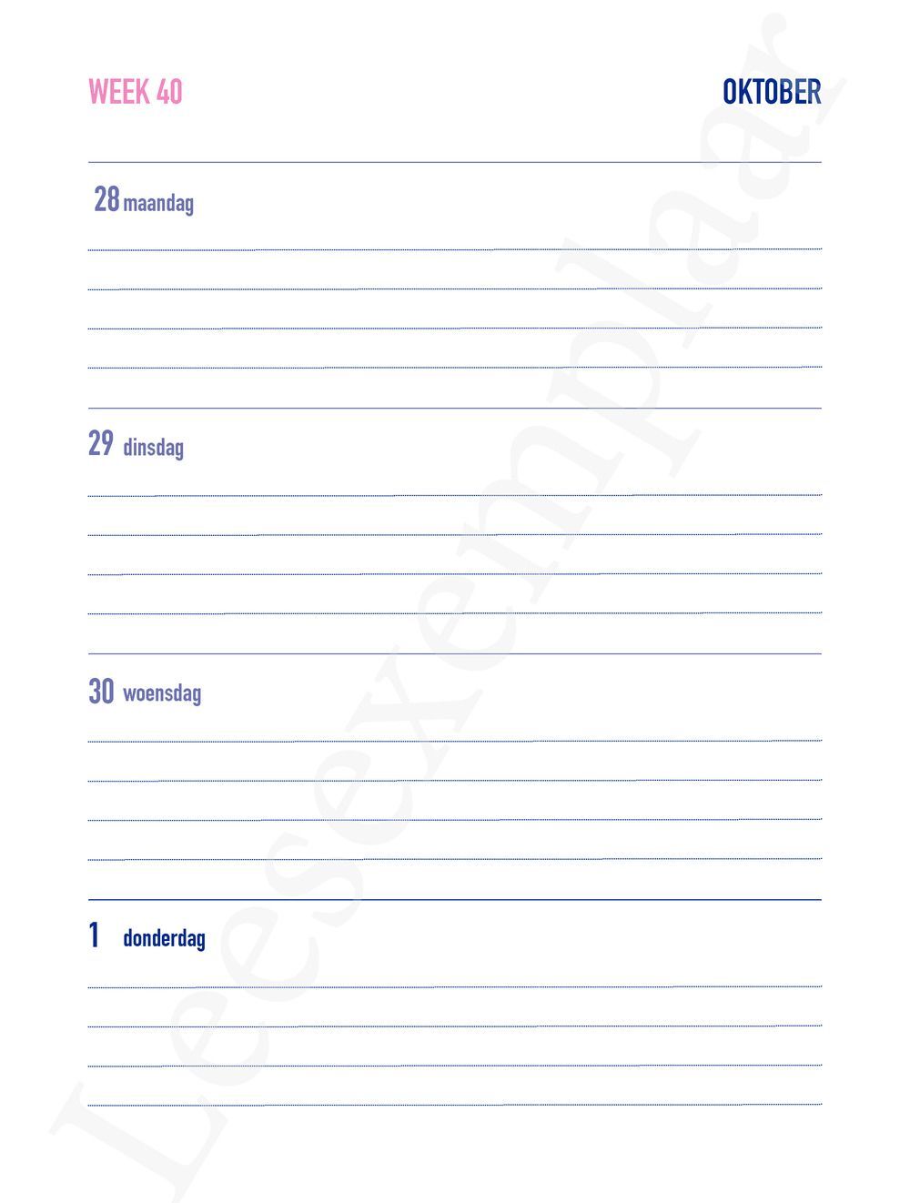 Preview: Agenda Liz is More 2026-2027