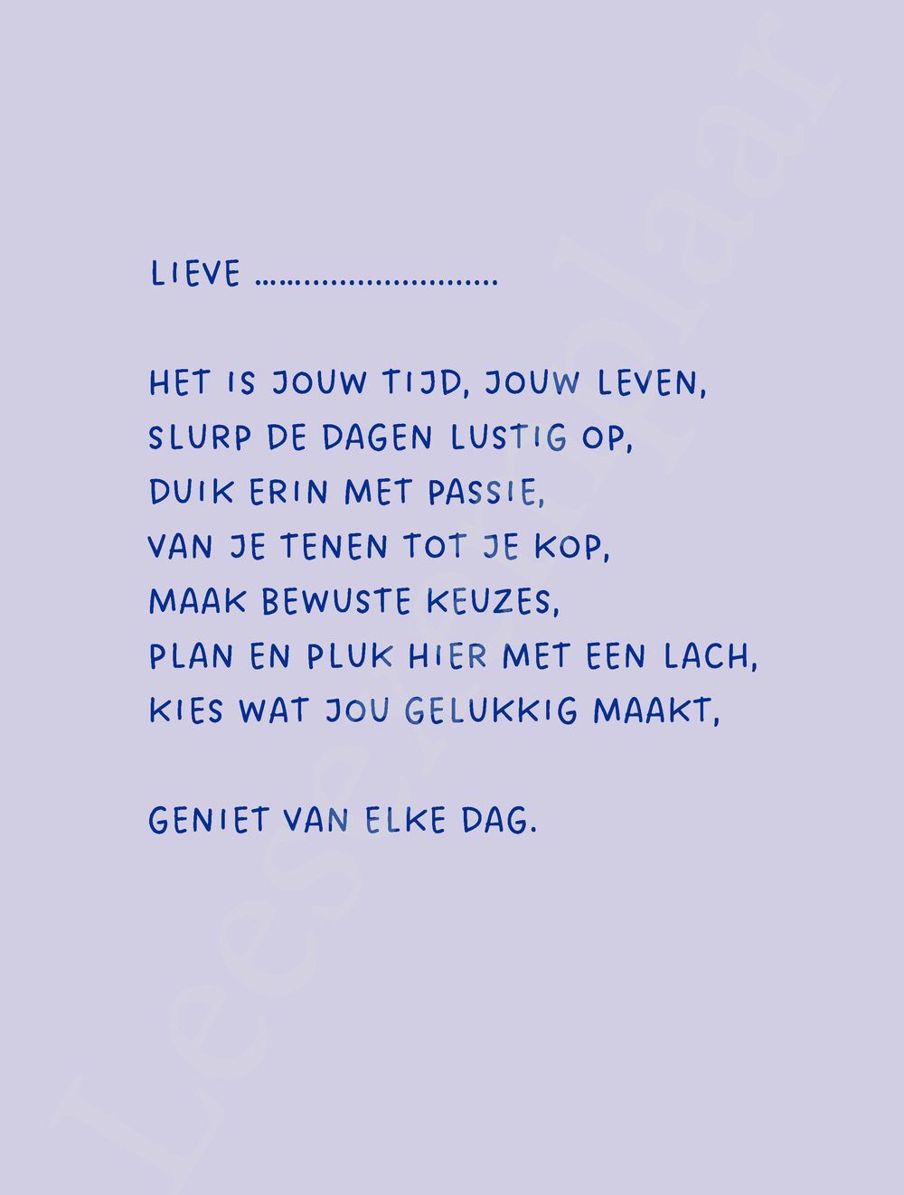 Preview: Agenda Liz is More 2026-2027