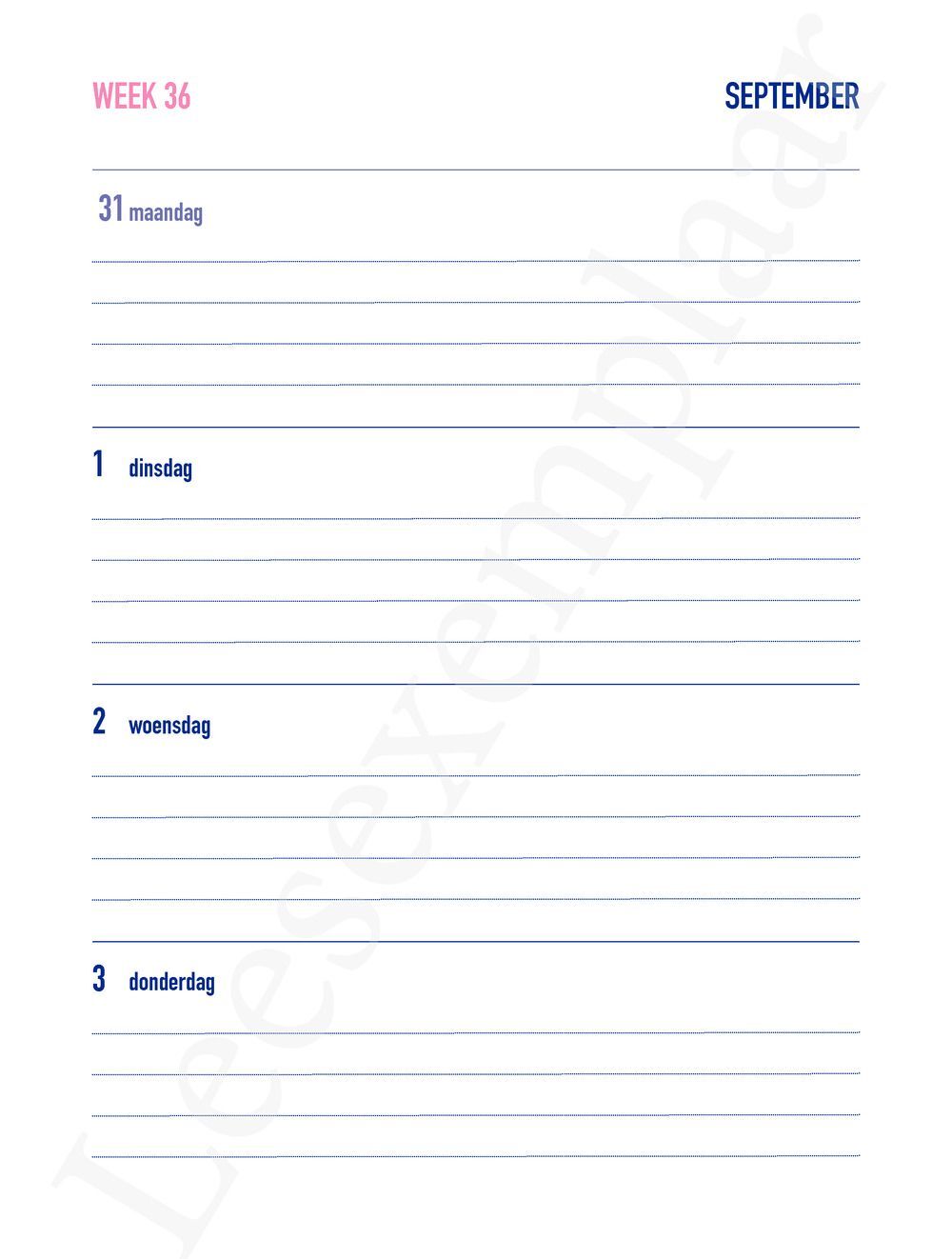 Preview: Agenda Liz is More 2026-2027