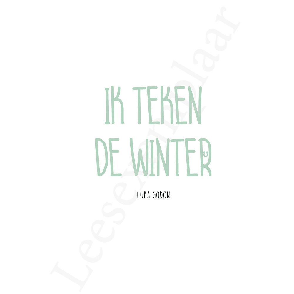 Preview: Ik teken de winter