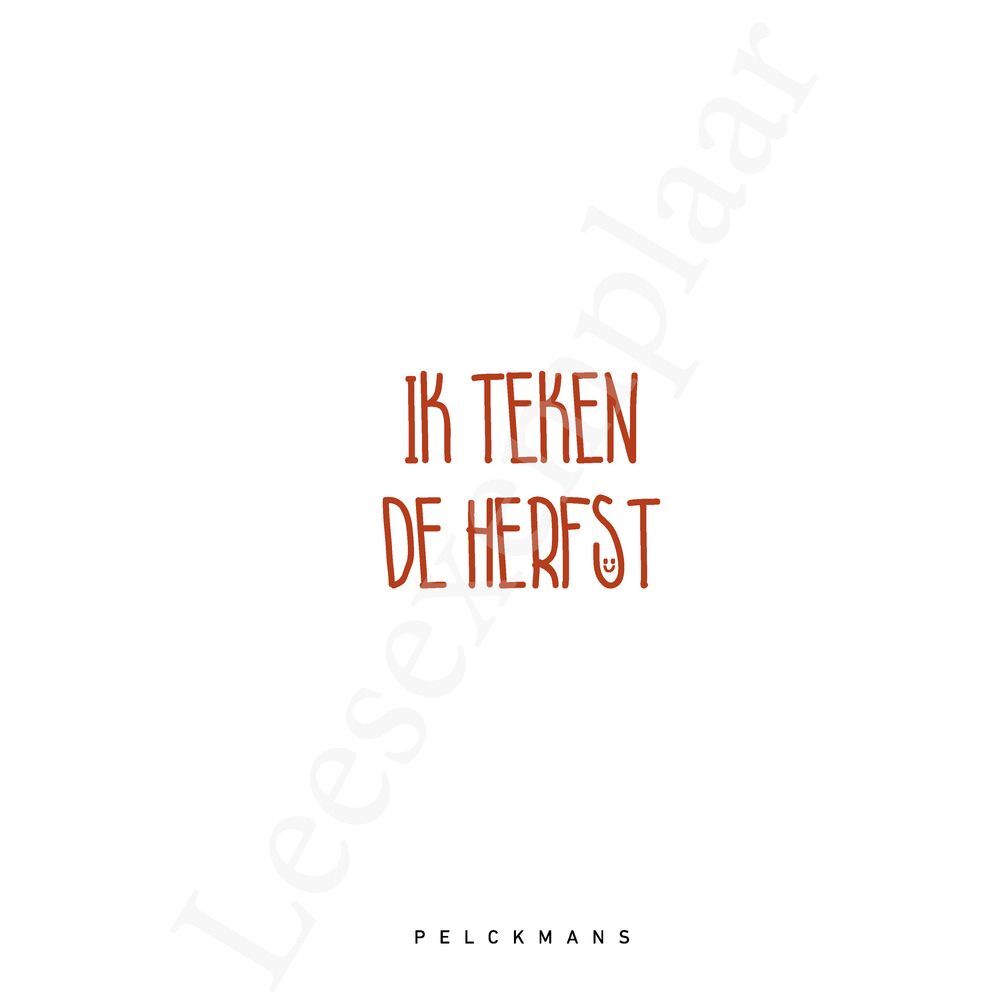 Preview: Ik teken de herfst