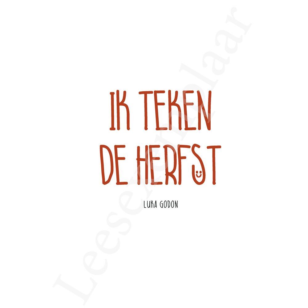 Preview: Ik teken de herfst