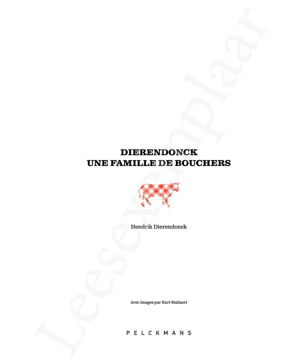 Preview: DIERENDONCK - Une famille de bouchers (Édition française)