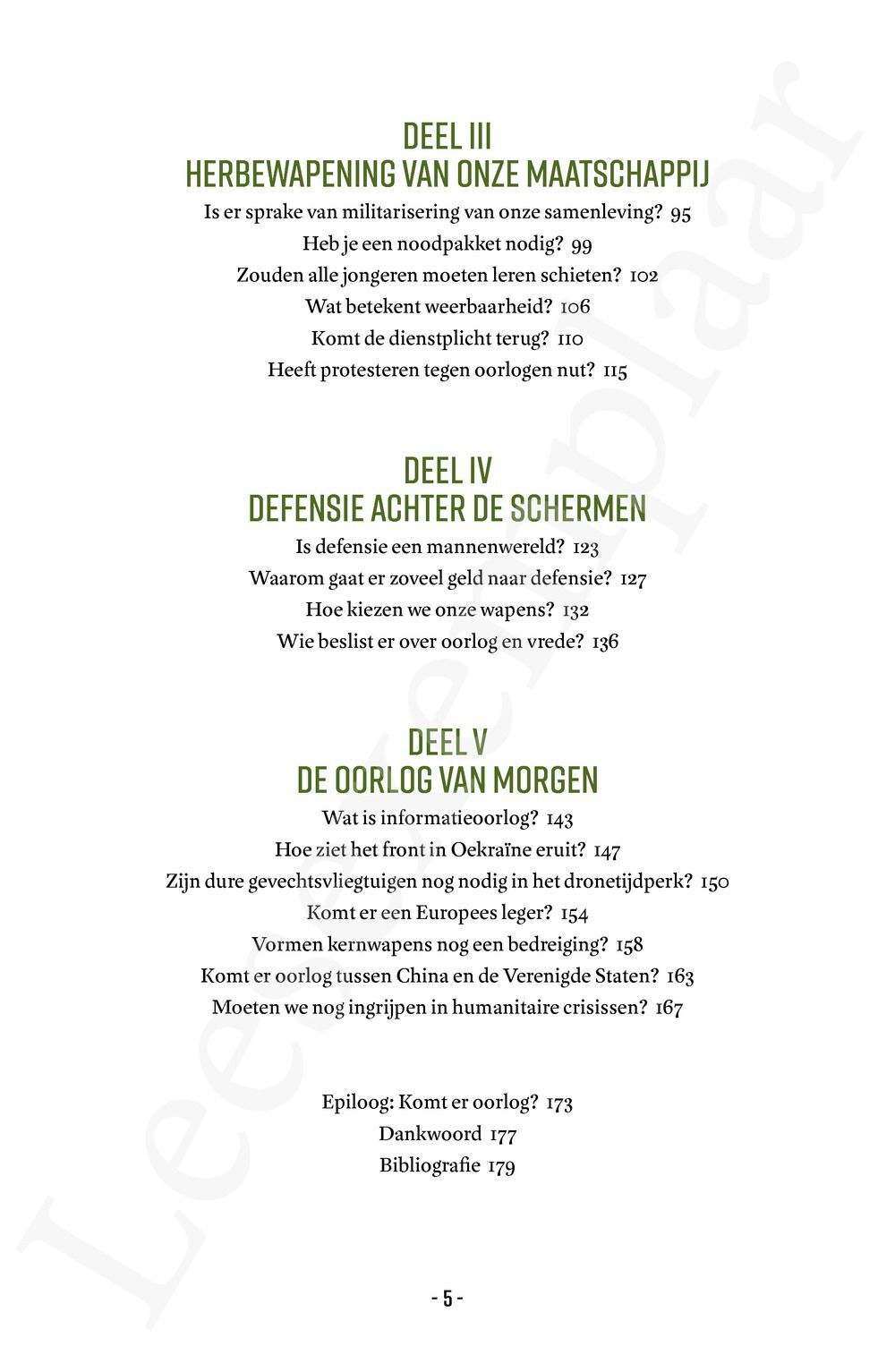 Preview: Komt er oorlog? En 33 andere vragen over defensie