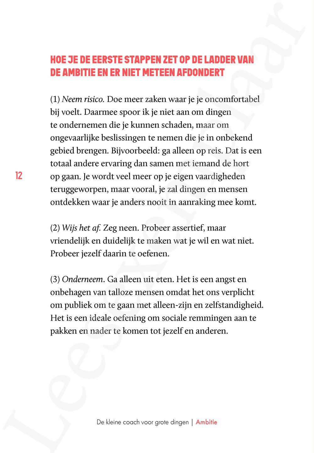 Preview: De kleine coach: Ambitie