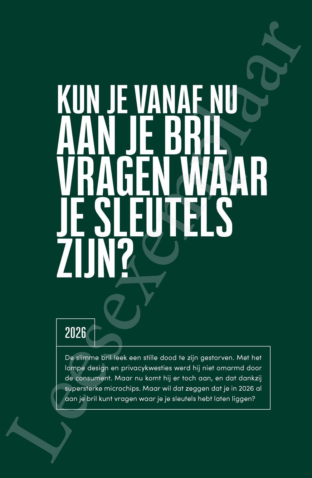 Preview: De vooruitblik