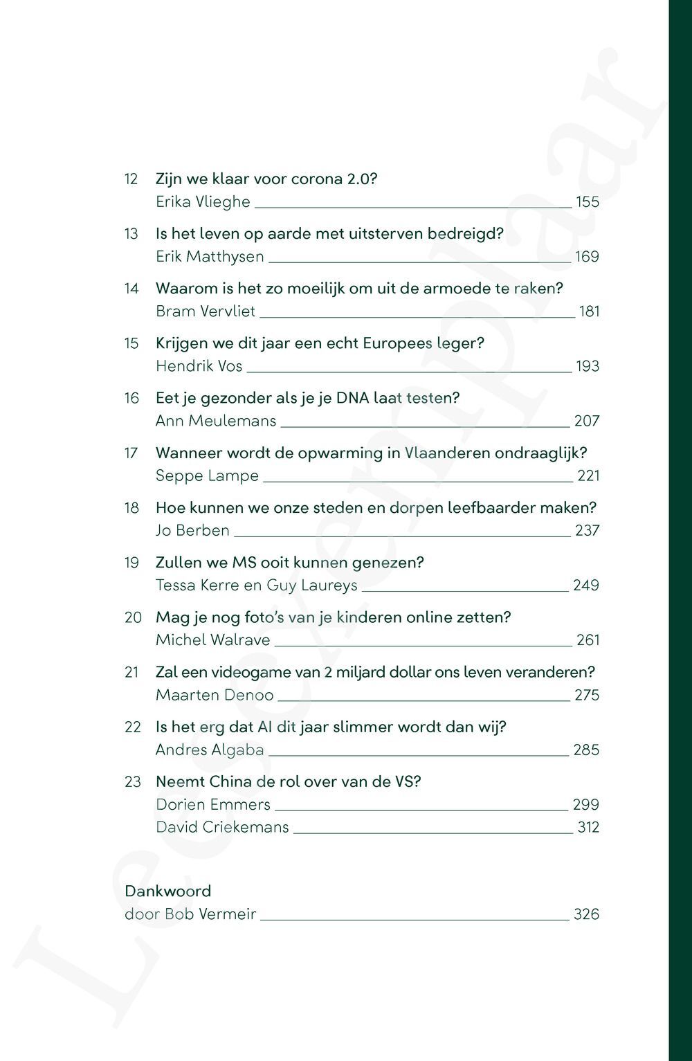 Preview: De vooruitblik