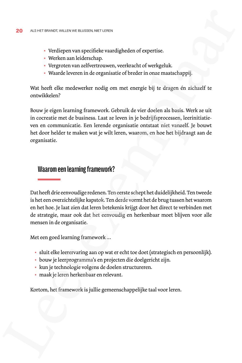 Preview: Als het brandt, willen we blussen, niet leren