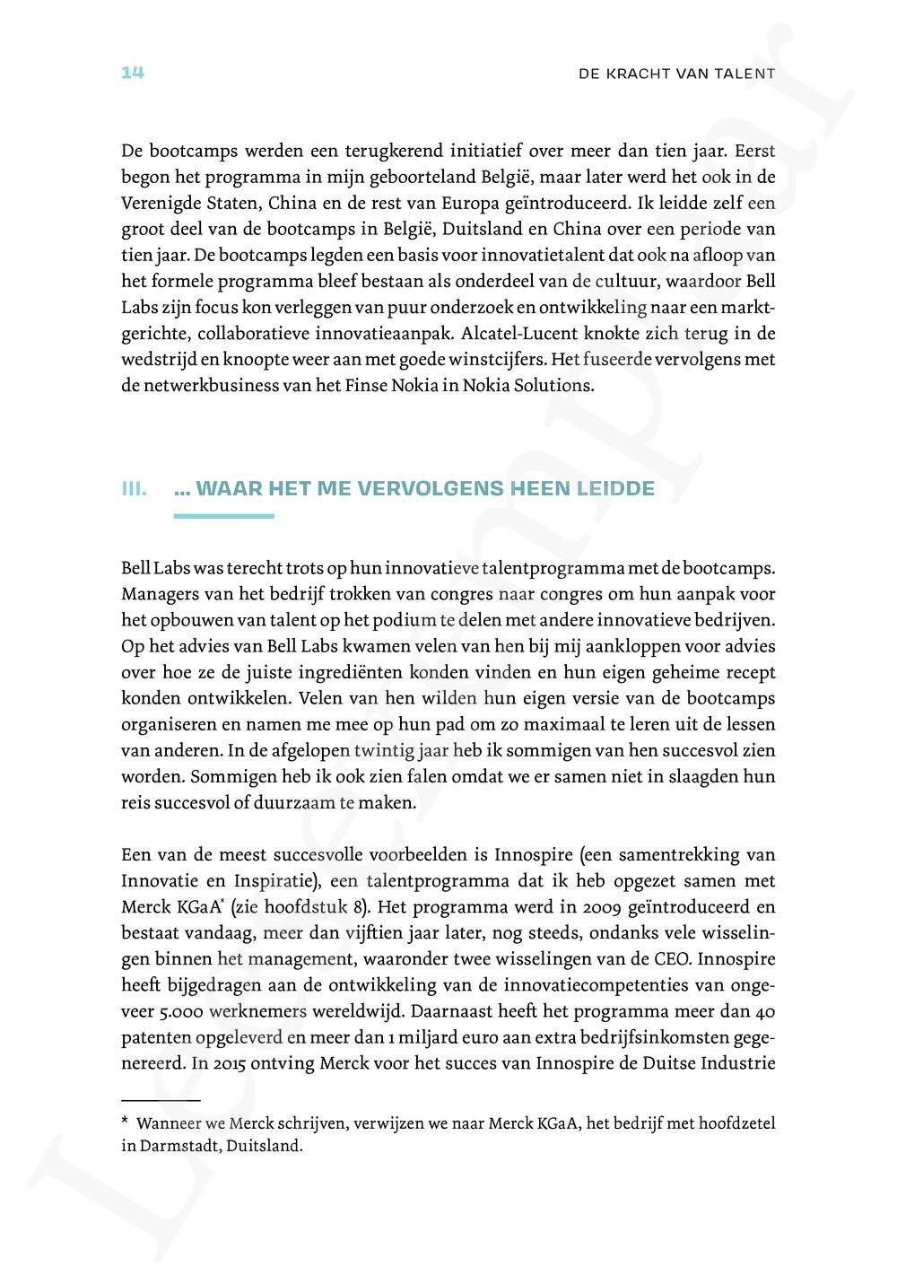 Preview: De kracht van talent