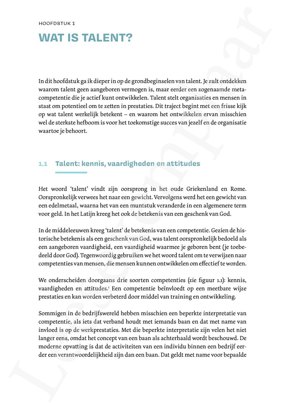 Preview: De kracht van talent