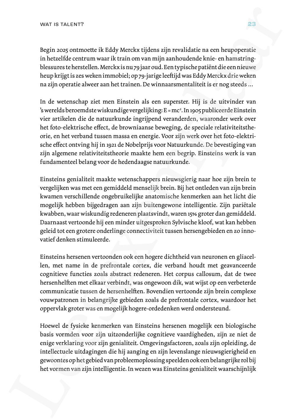 Preview: De kracht van talent