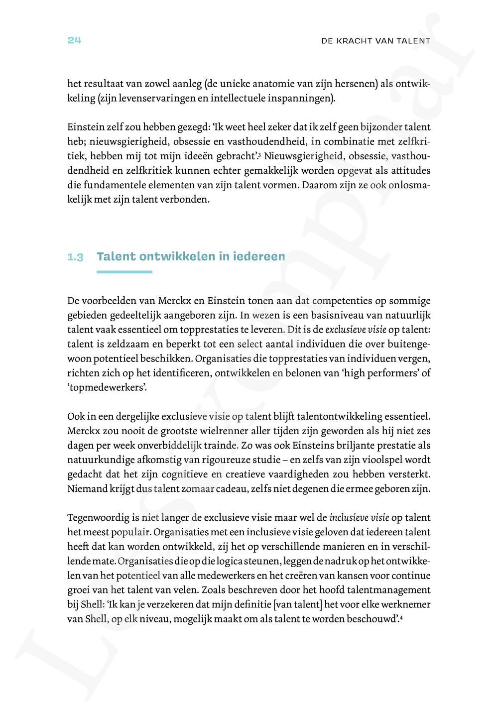 Preview: De kracht van talent