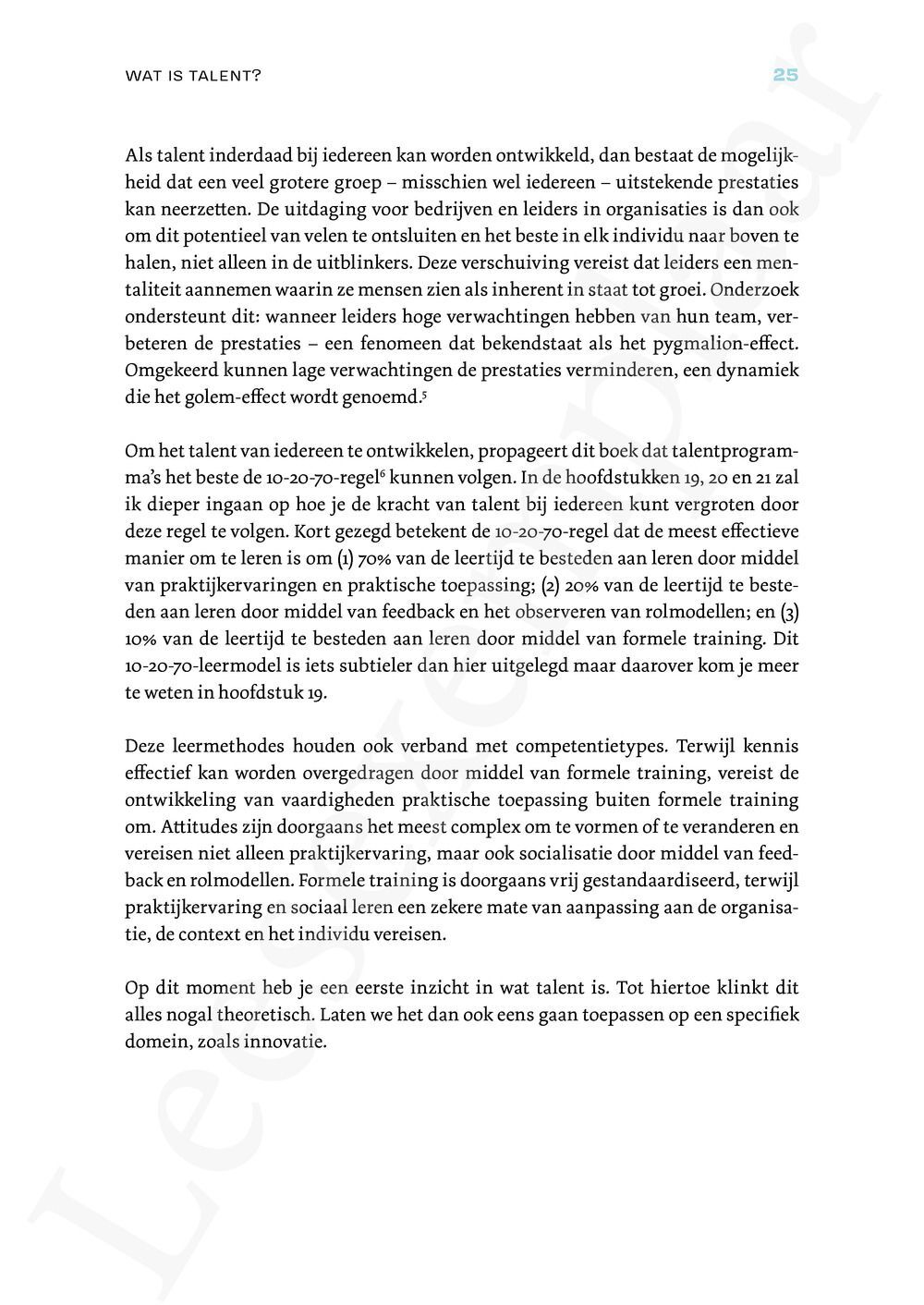 Preview: De kracht van talent