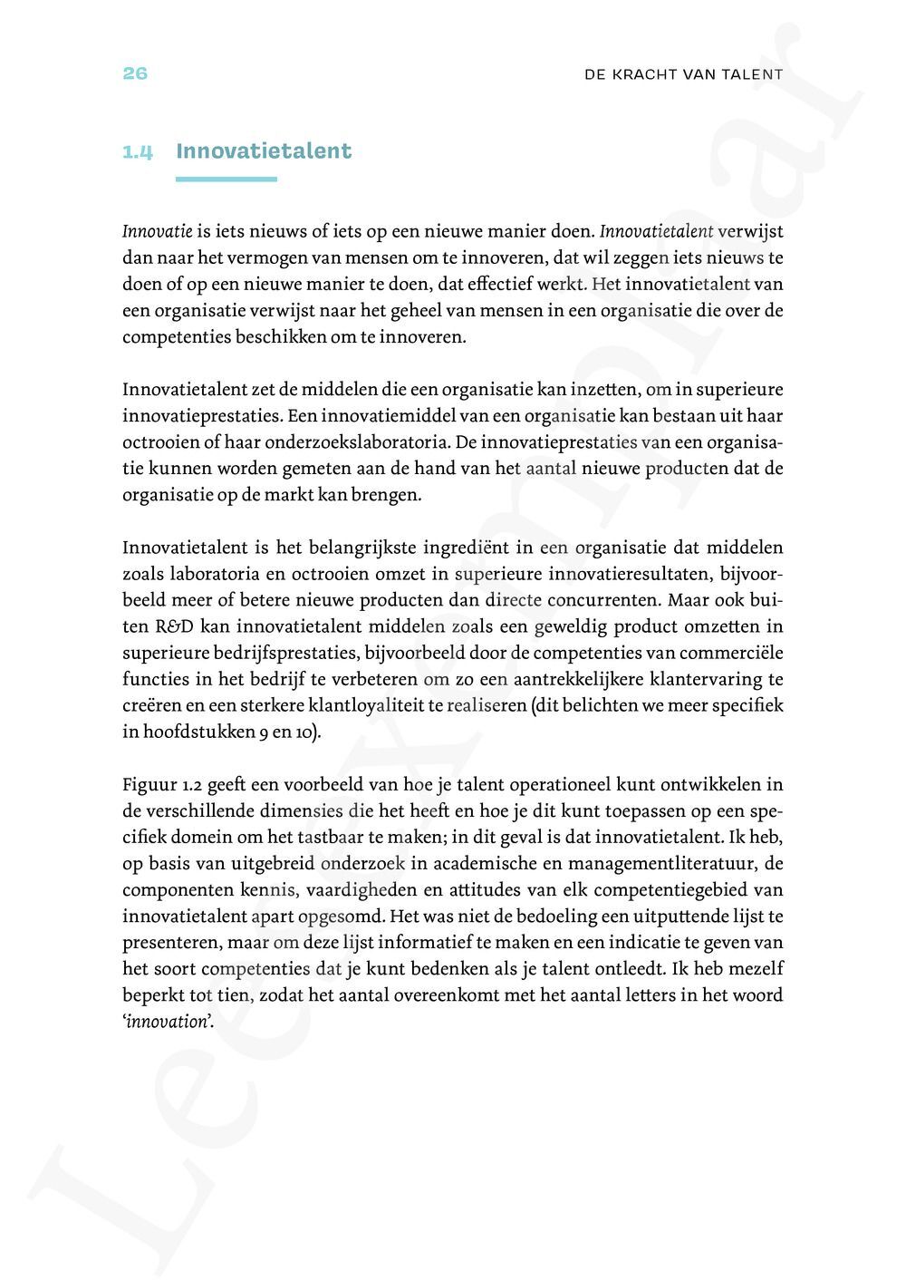 Preview: De kracht van talent