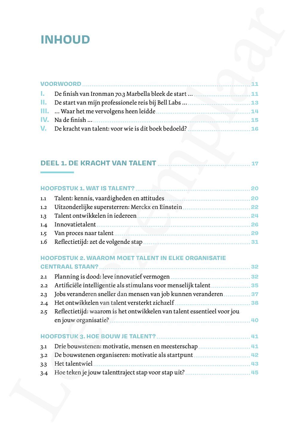 Preview: De kracht van talent