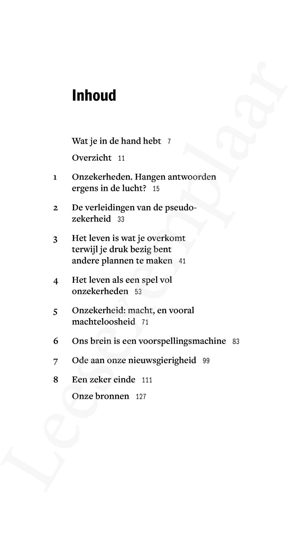 Preview: Nooit meer zeker?