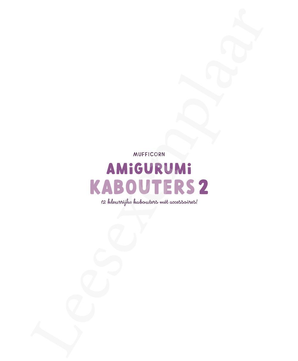 Preview: Amigurumi Kabouters 2