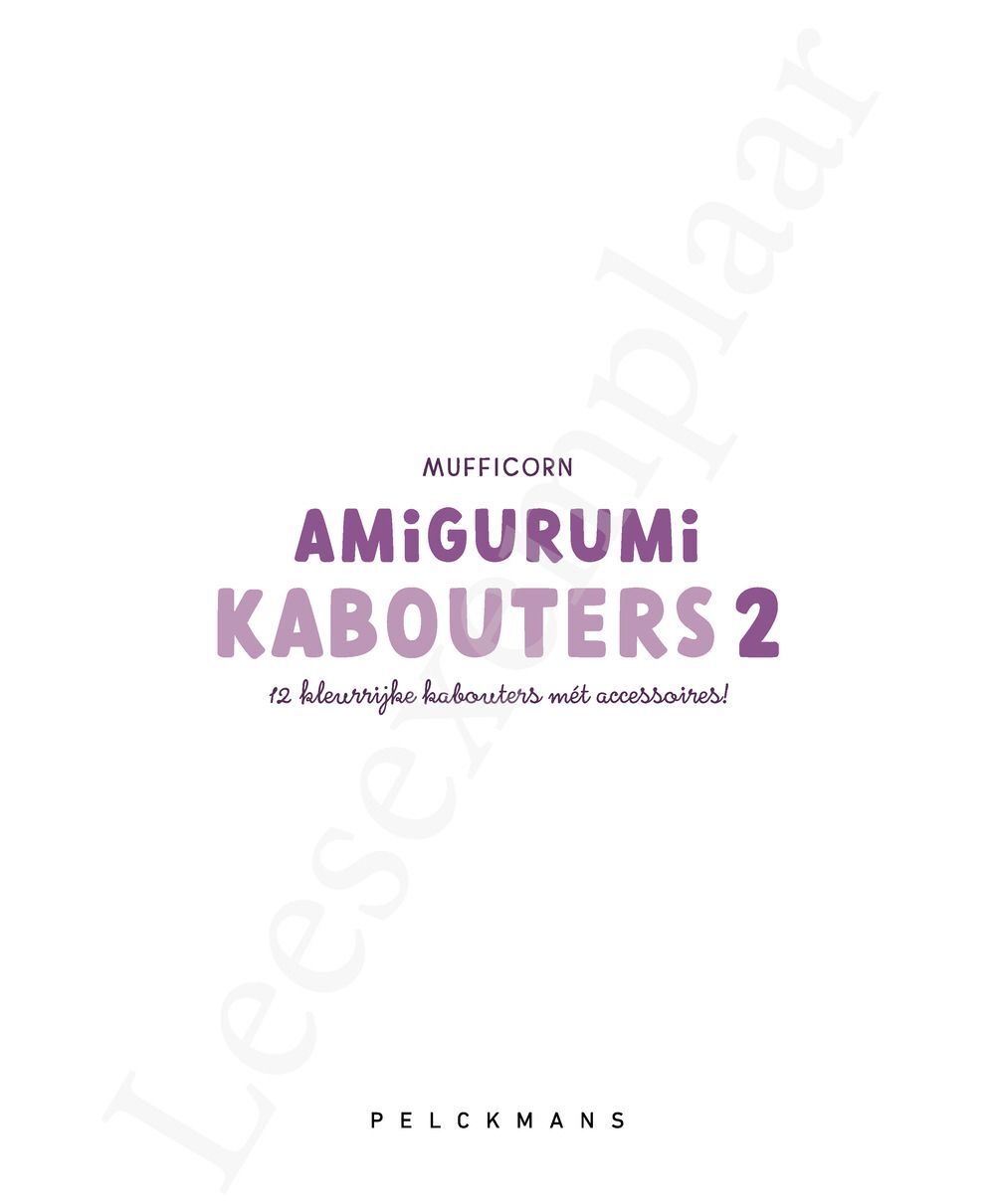 Preview: Amigurumi Kabouters 2