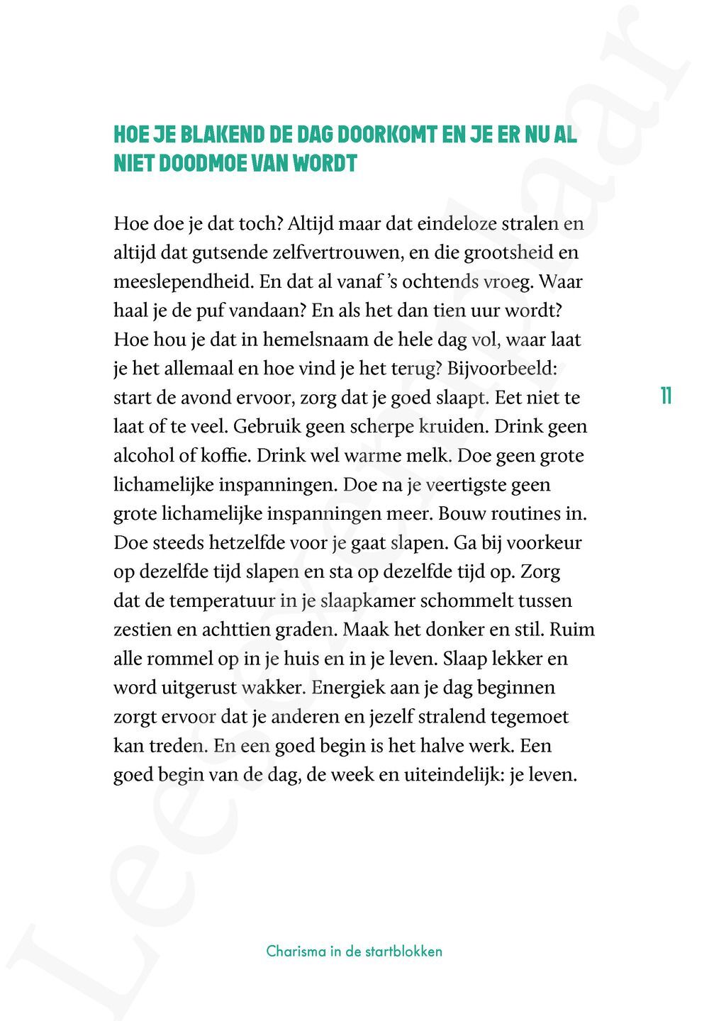 Preview: De kleine coach: Charisma