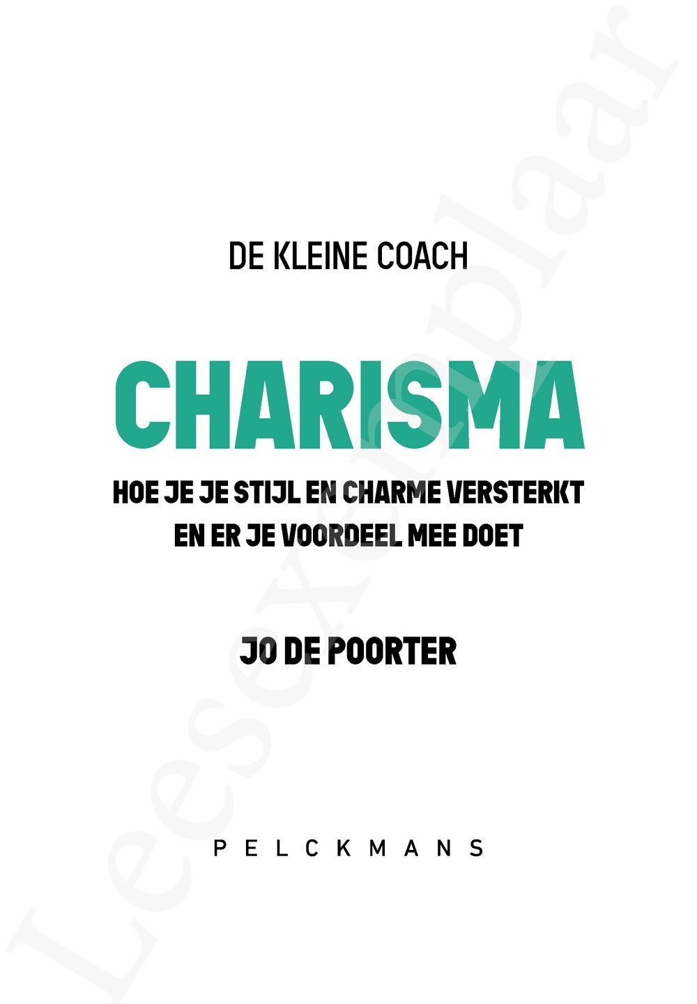 Preview: De kleine coach: Charisma