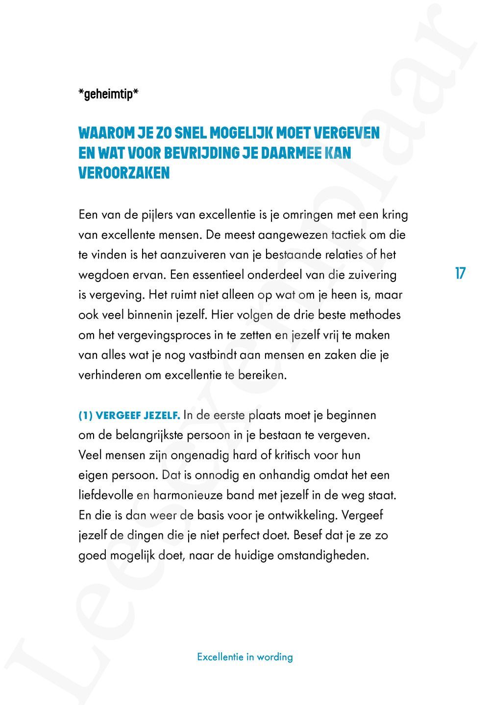 Preview: De kleine coach: Excellentie