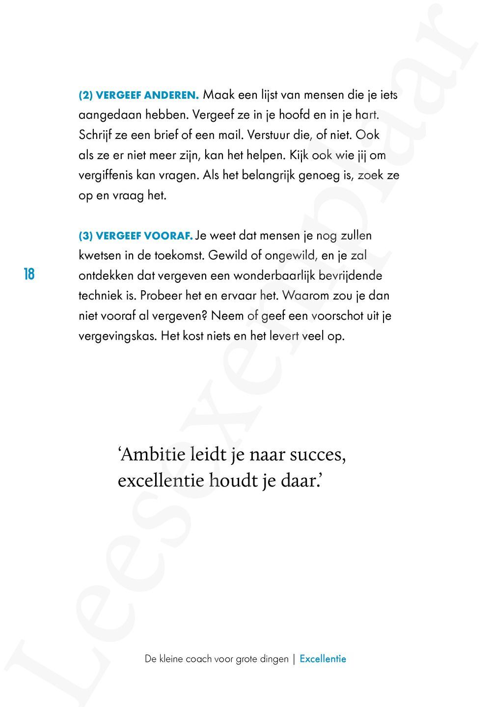 Preview: De kleine coach: Excellentie