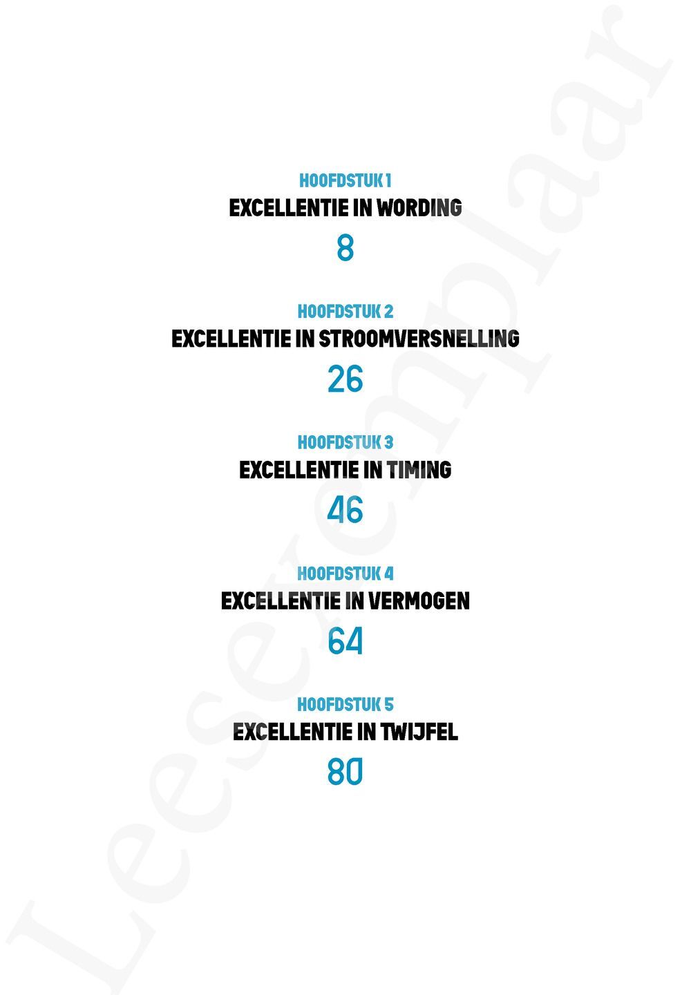 Preview: De kleine coach: Excellentie