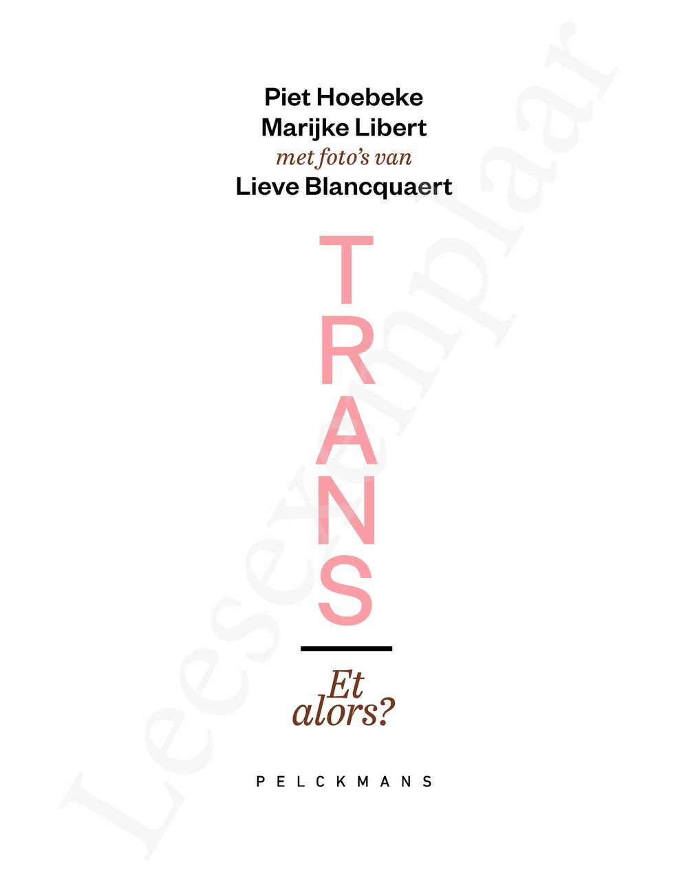 Preview: Trans... et alors?