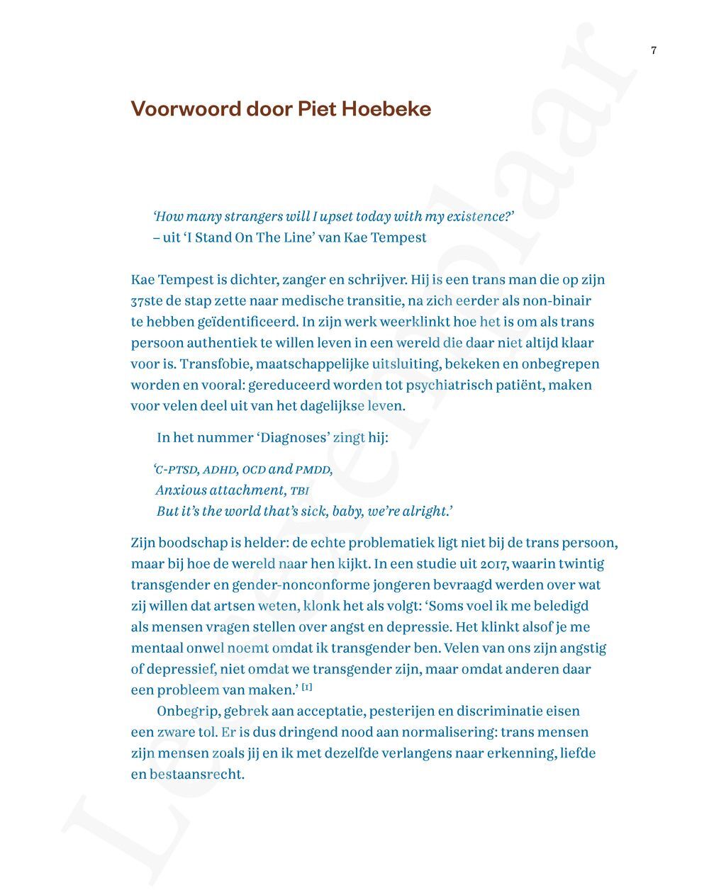 Preview: Trans... et alors?