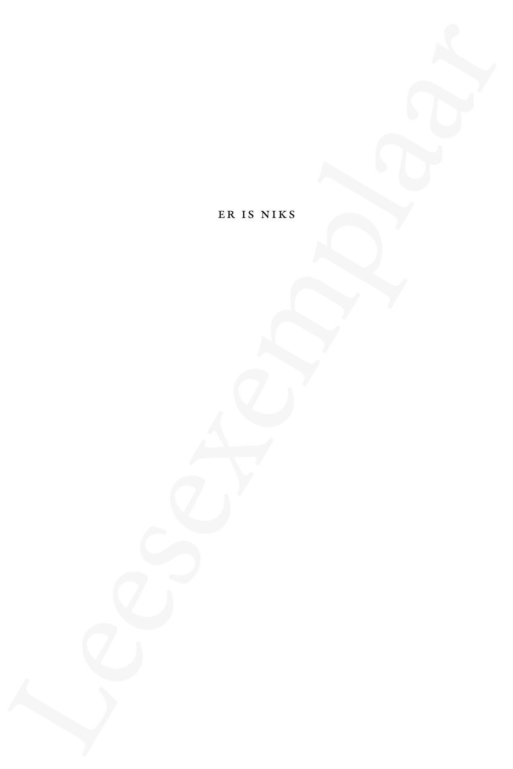 Preview: Er is niks
