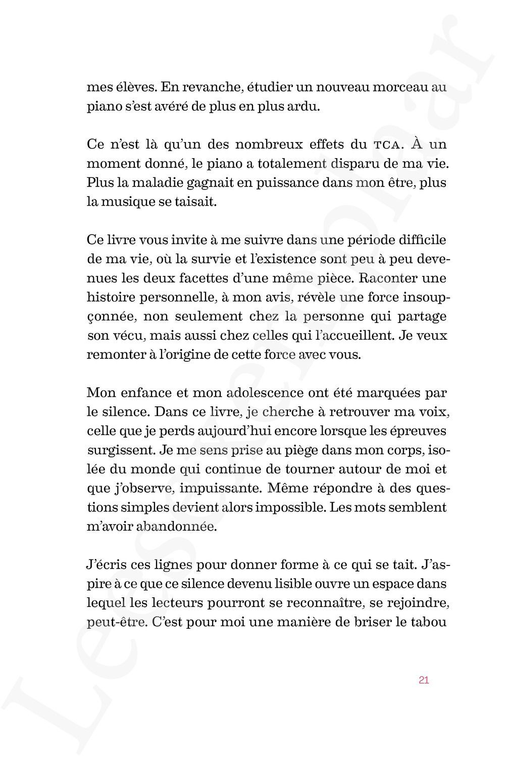 Preview: Le poids du silence