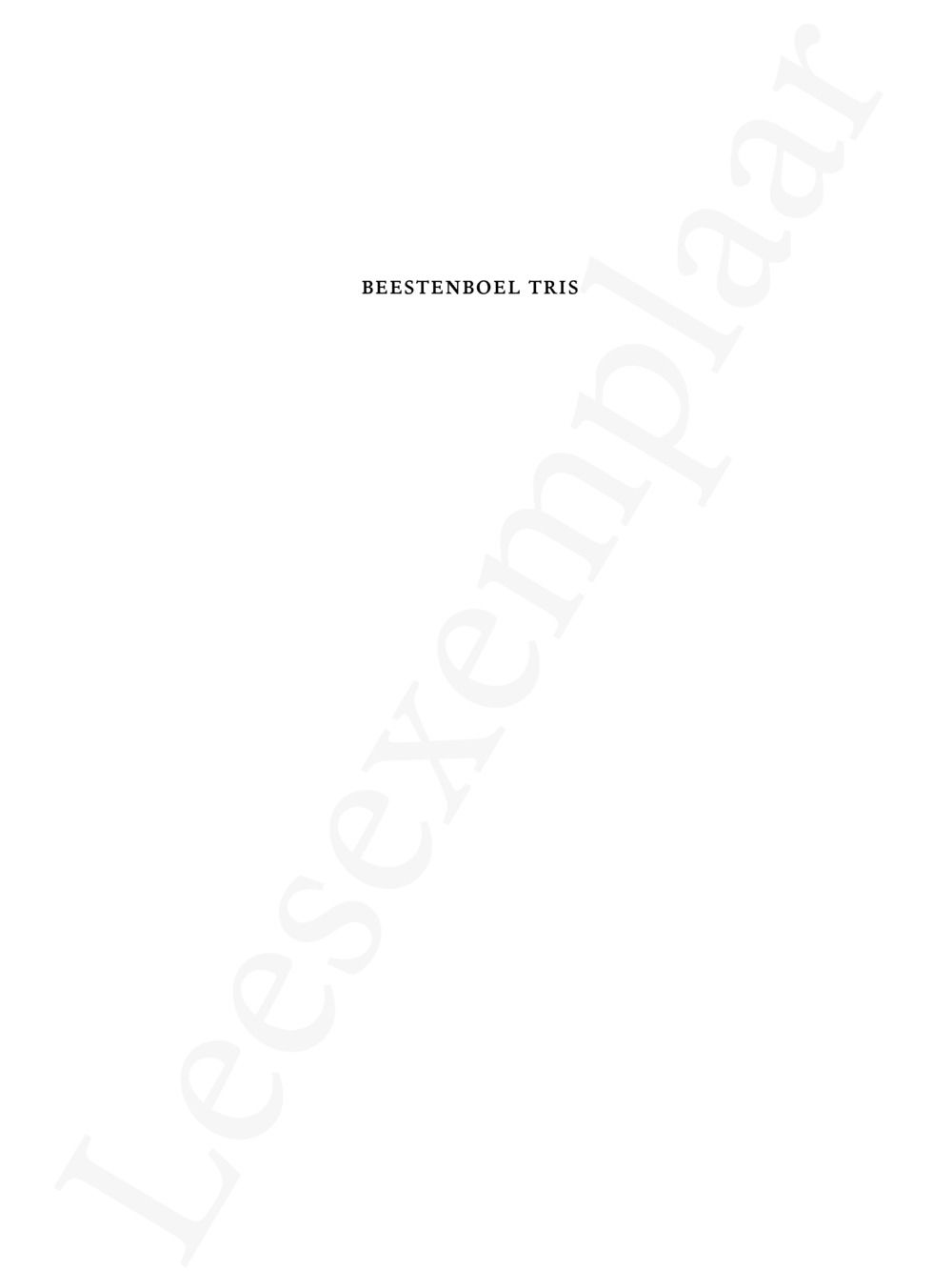 Preview: Beestenboel Tris