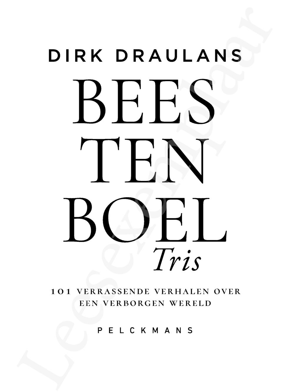Preview: Beestenboel Tris