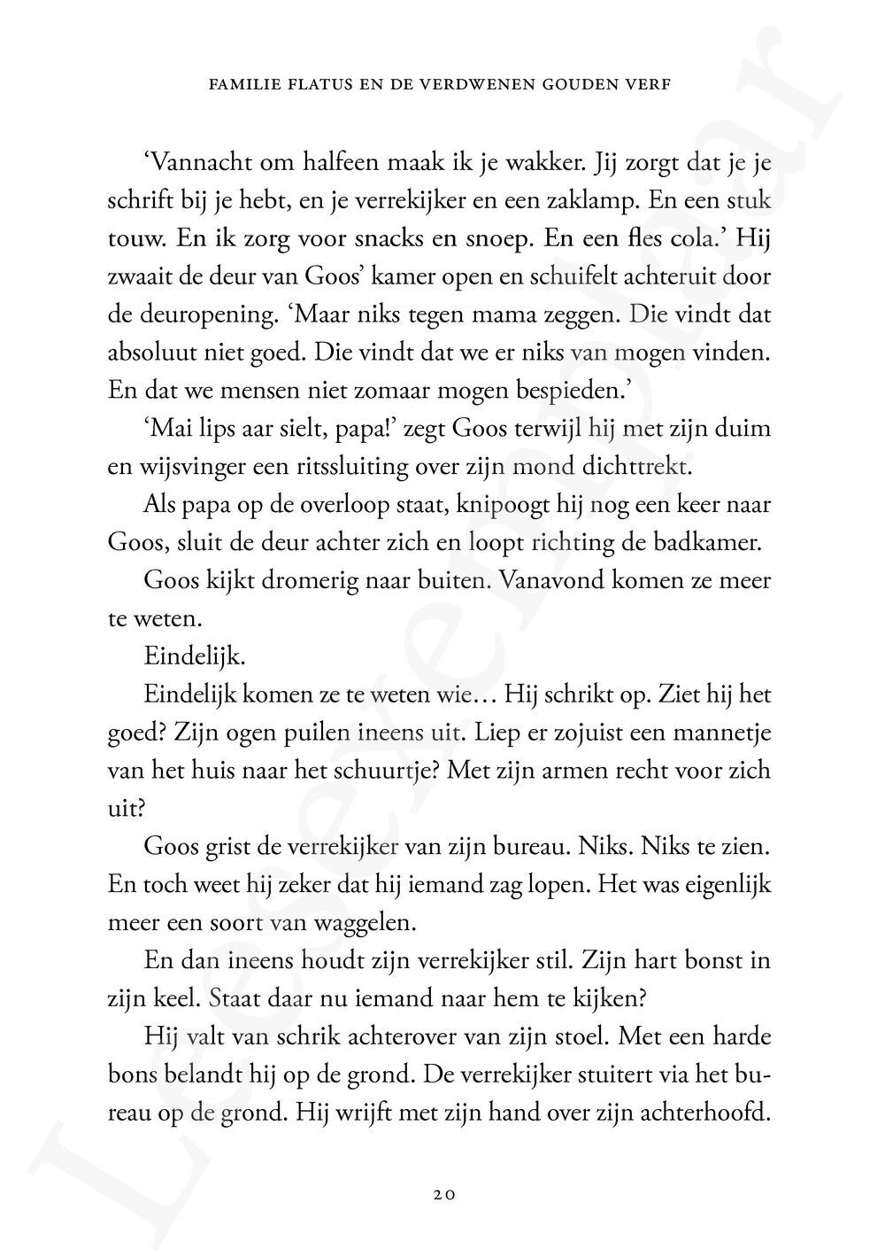 Preview: Familie Flatus en de verdwenen gouden verf