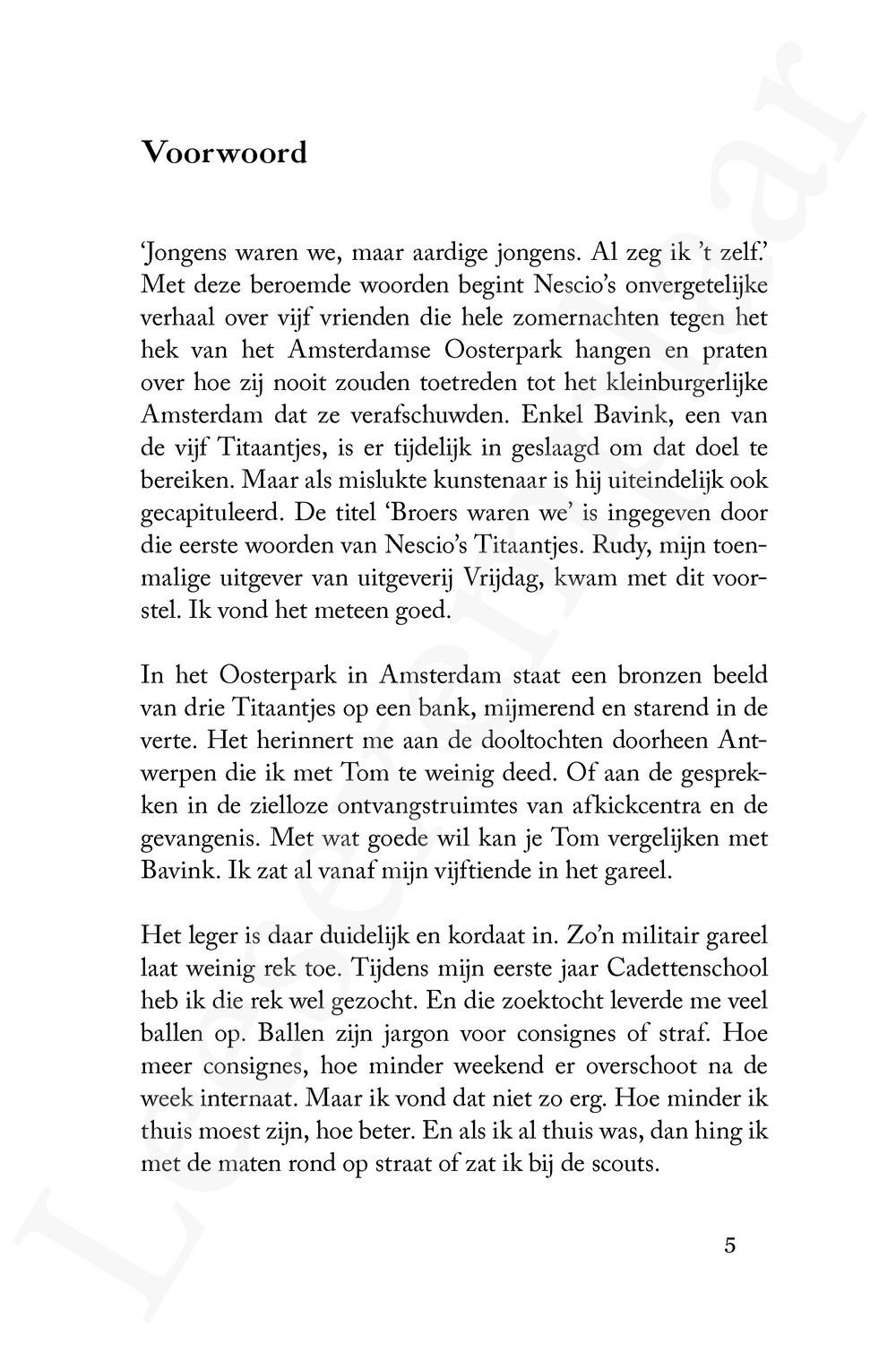 Preview: Broers waren we