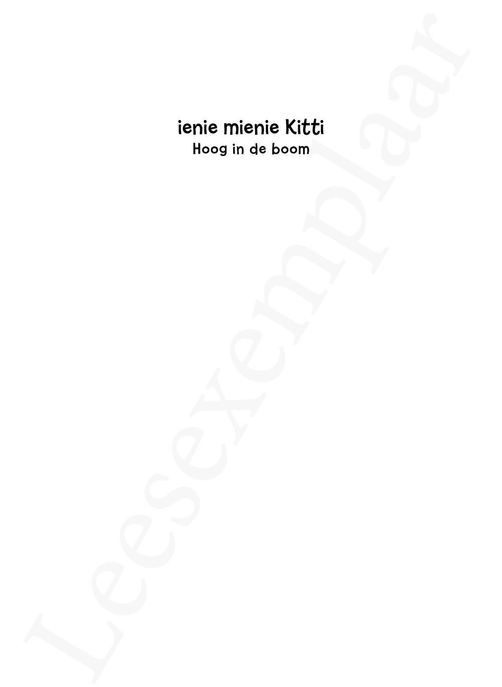 Preview: Ienie Minie Kitti: Hoog in de boom (AVI M4)