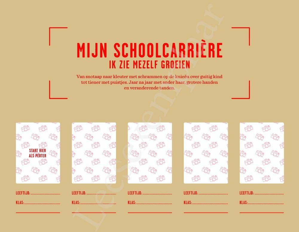Preview: Mijn Schoolfotoalbum