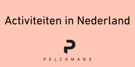 Activiteiten Pelckmans Uitgevers in Nederland